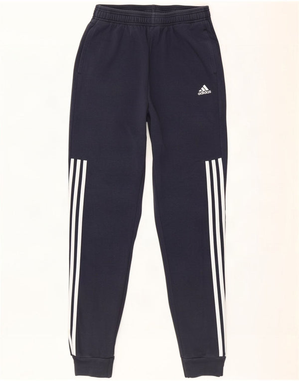 Adidas Drenge træningsdragt Bukser Joggers 15-16 år Marineblå Bomuld
