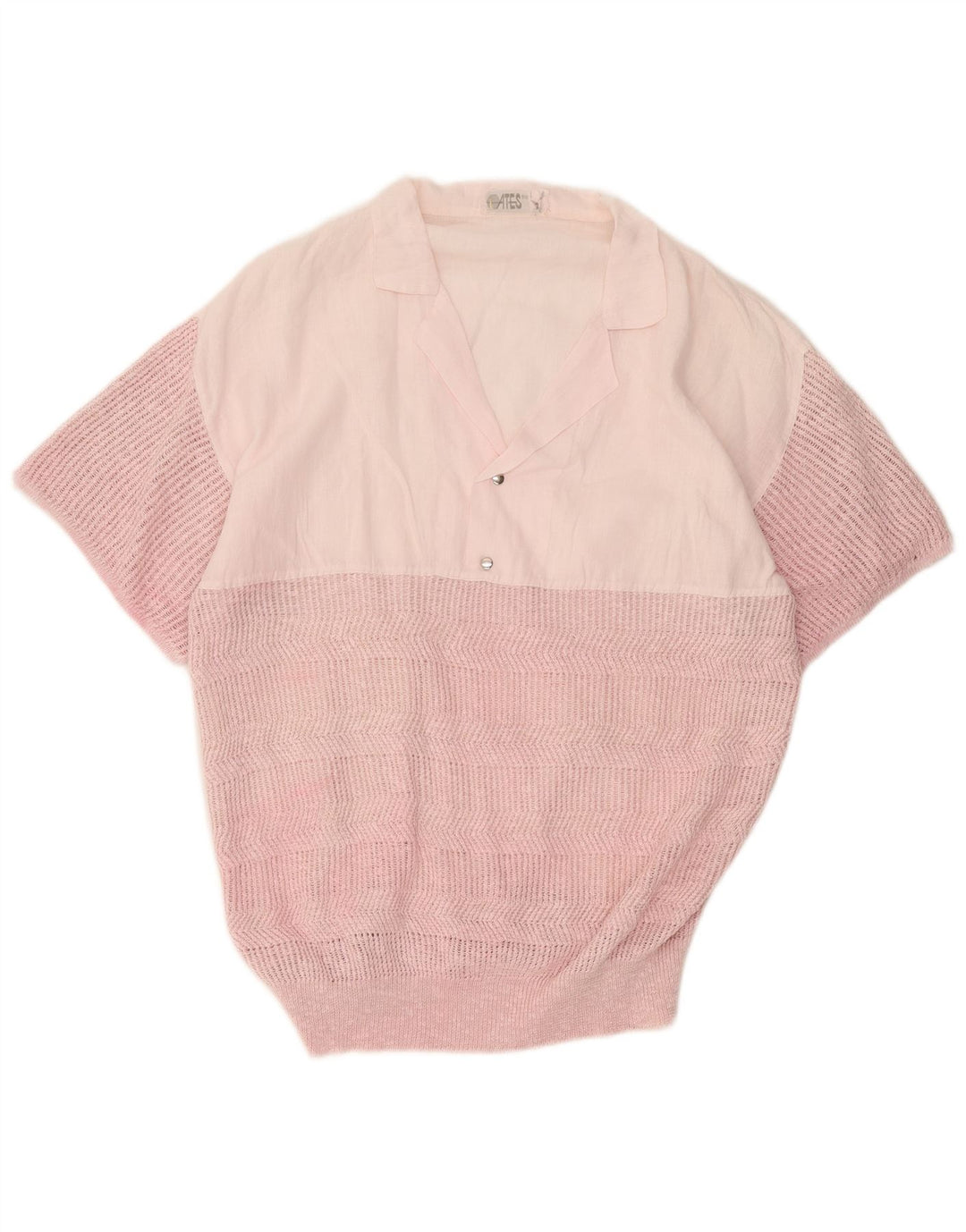 Vintage kortærmet herretrøje Medium Pink
