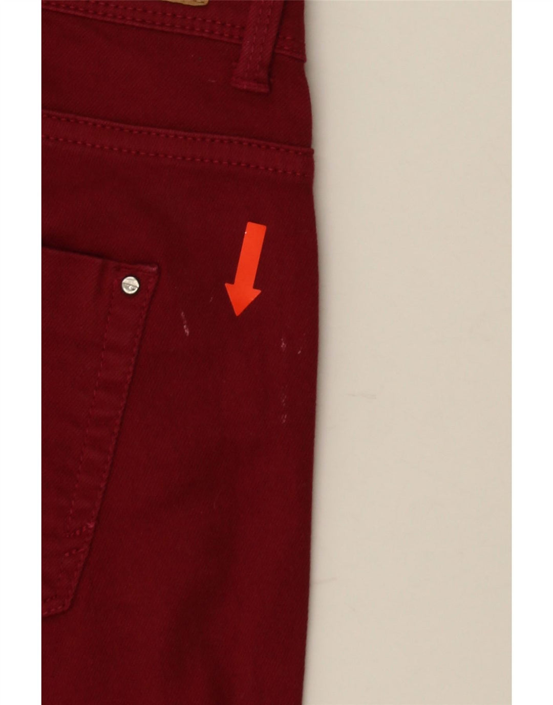 ZARA Dame Skinny Jeans EU 38 Small W28 L30 Rød