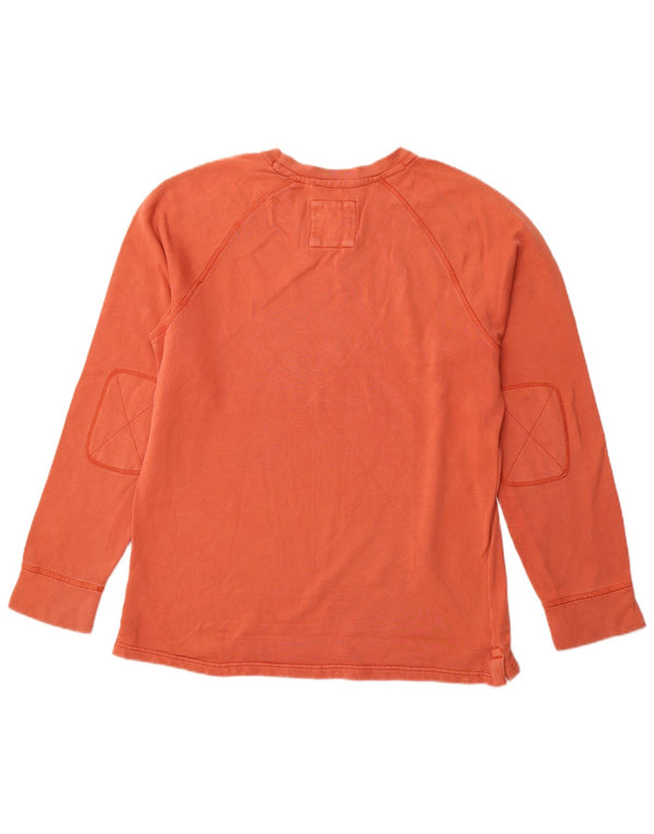 FAT FACE Herre Sweatshirt Jumper Lille Orange Bomuld