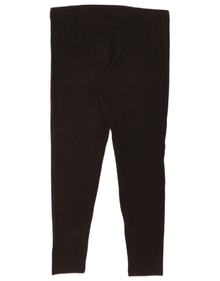 Marks & Spencer Womens Leggings UK 14 Large Black Bomuld