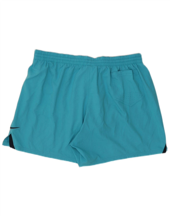 NIKE Sportshorts til mænd 2XL blå polyester