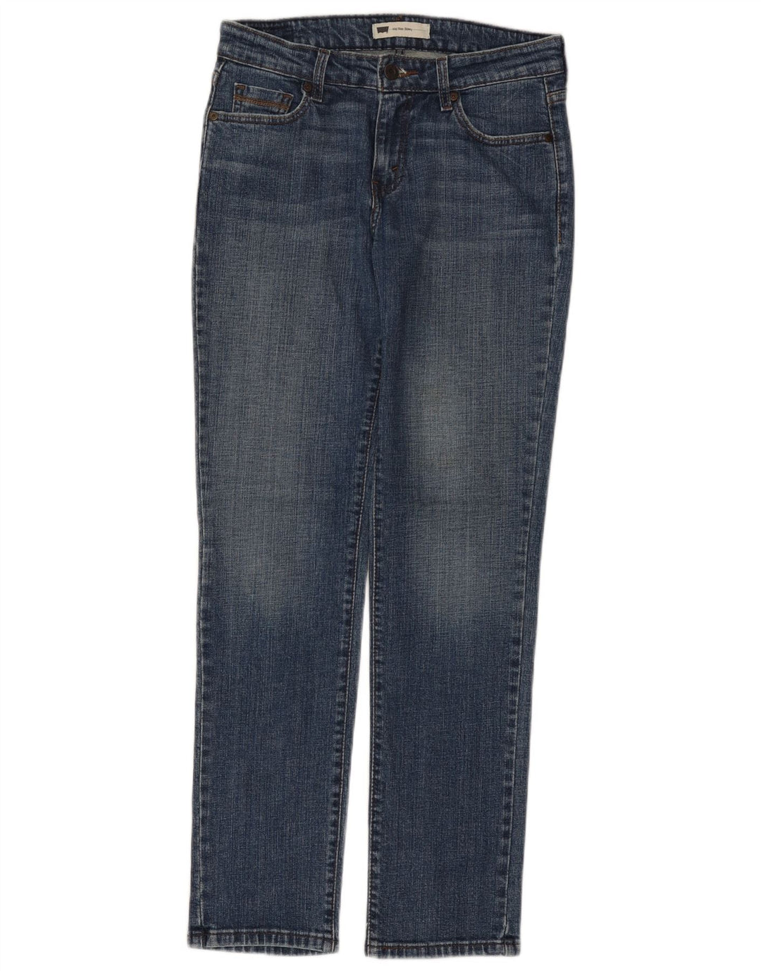 LEVI'S Dame Mid Rise Skinny Jeans US 8 Medium W29 L32 Blå Bomuld