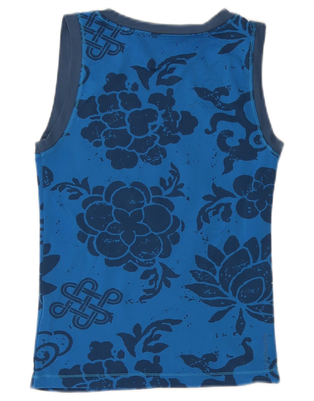 PUMA Grafisk Vest Top UK 10 Small Blue Floral
