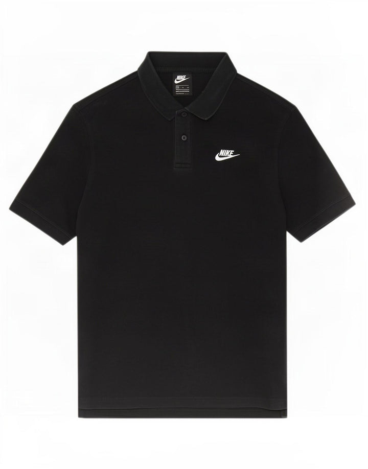 Nike herre poloshirt XL sort bomuld