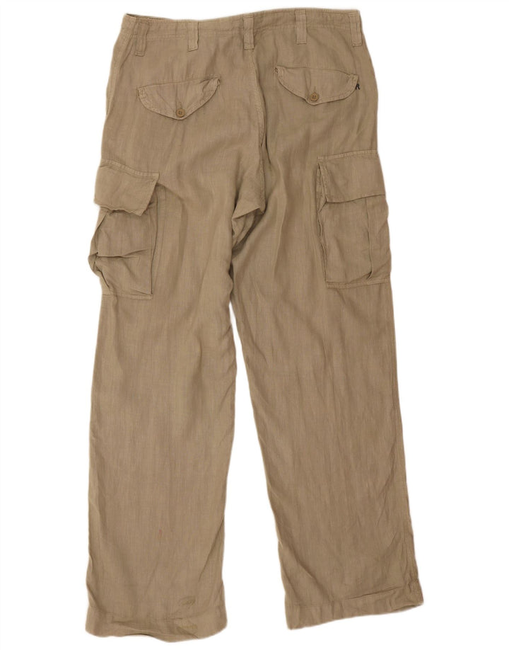 REPLAY Herre Straight Cargo Bukser W33 L33 Beige Linned