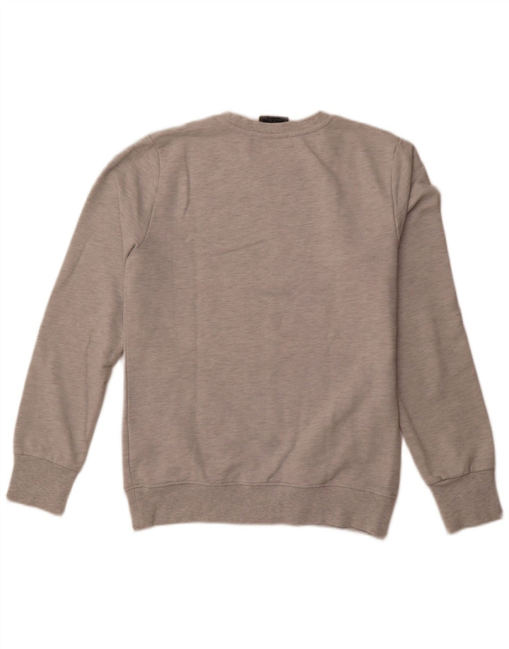 SUPERDRY Grafisk sweatshirt til mænd, stor grå bomuld