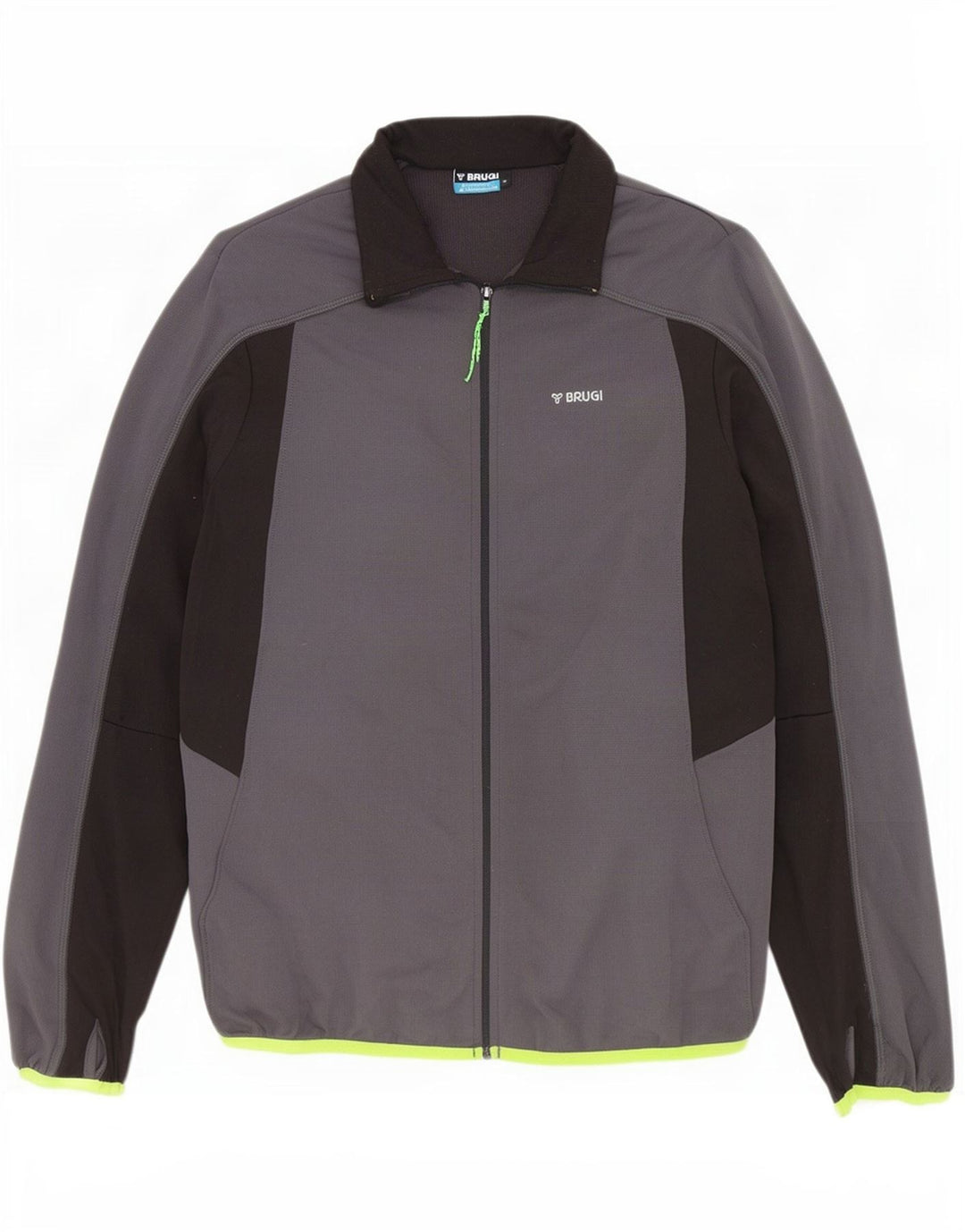 Brugi Træningsdragt til mænd Top jakke Medium Grå Colourblock Polyester