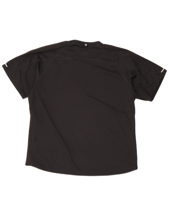 Nike herre Dri Fit T-shirt top 2XL sort polyester