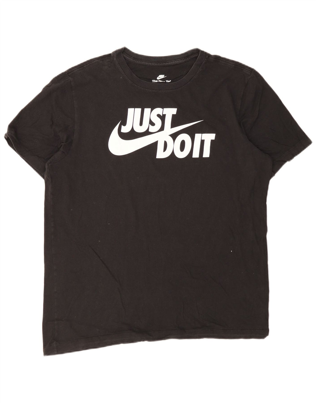 Nike grafisk T-shirt top til mænd, stor sort bomuld