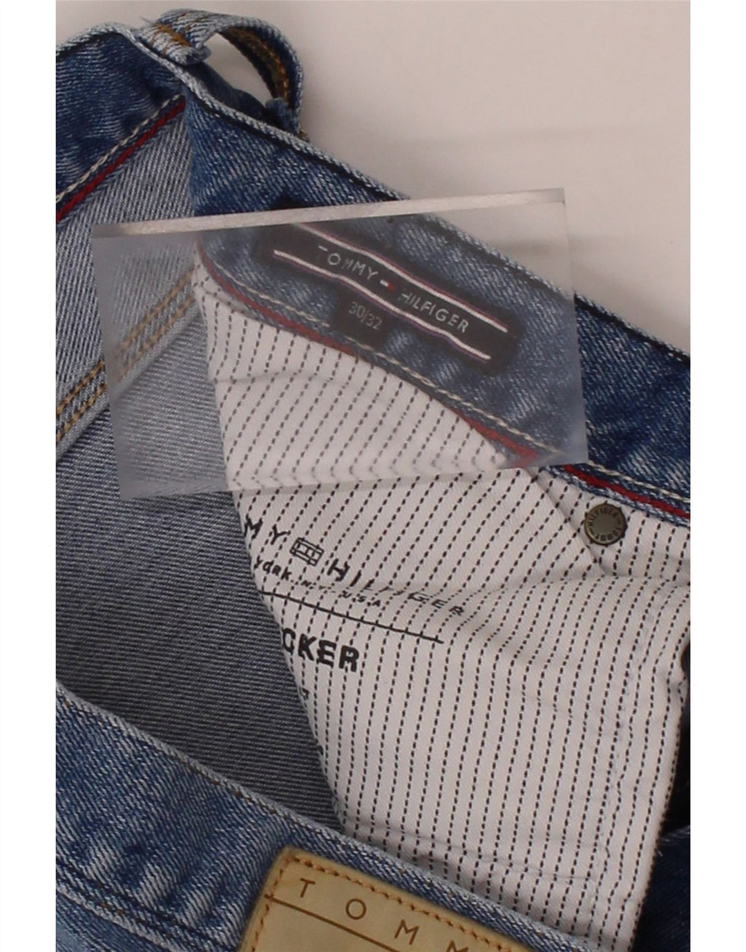 TOMMY HILFIGER Mens Bleecker Slim Jeans W30 L29 Blue Vintage Tommy Hilfiger and Second-Hand Tommy Hilfiger from Messina Hembry 