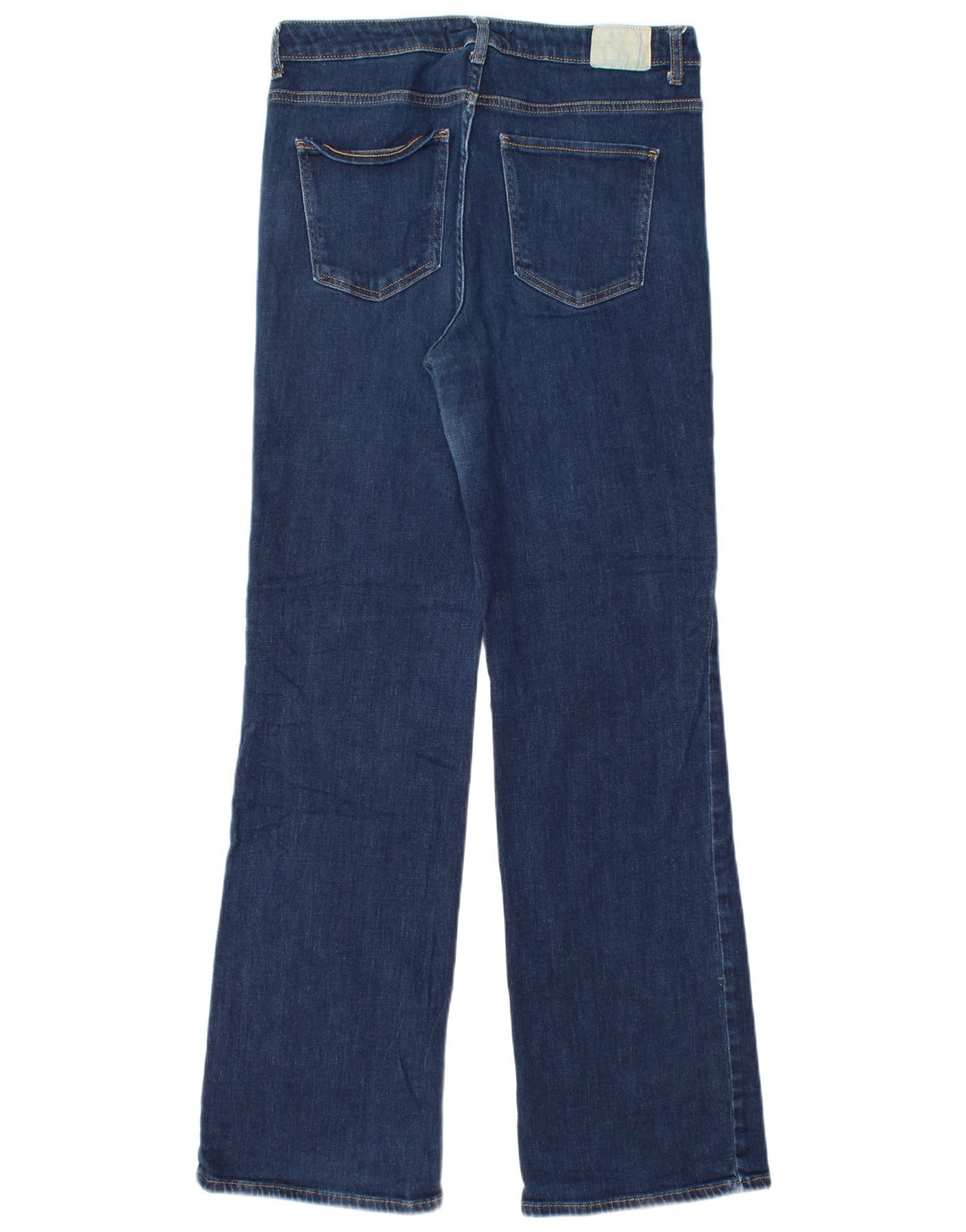 Zara Dame Straight Jeans EU 44 XL W34 L33 Navy Blue