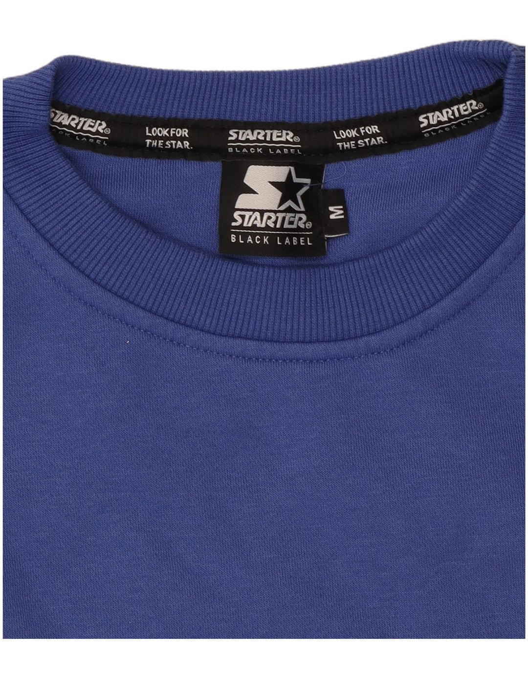 Starter Herre Grafisk Sweatshirt Jumper Medium Blue Colourblock Bomuld
