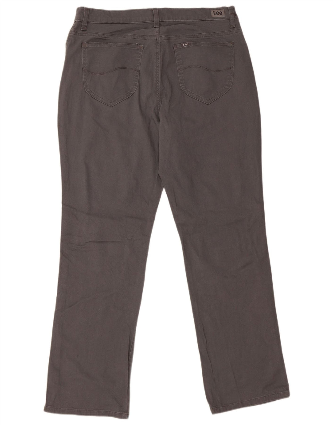 LEE afslappet pasform til kvinder, casual bukser i mellemhøj højde US 14 XL W36 L30 Grå