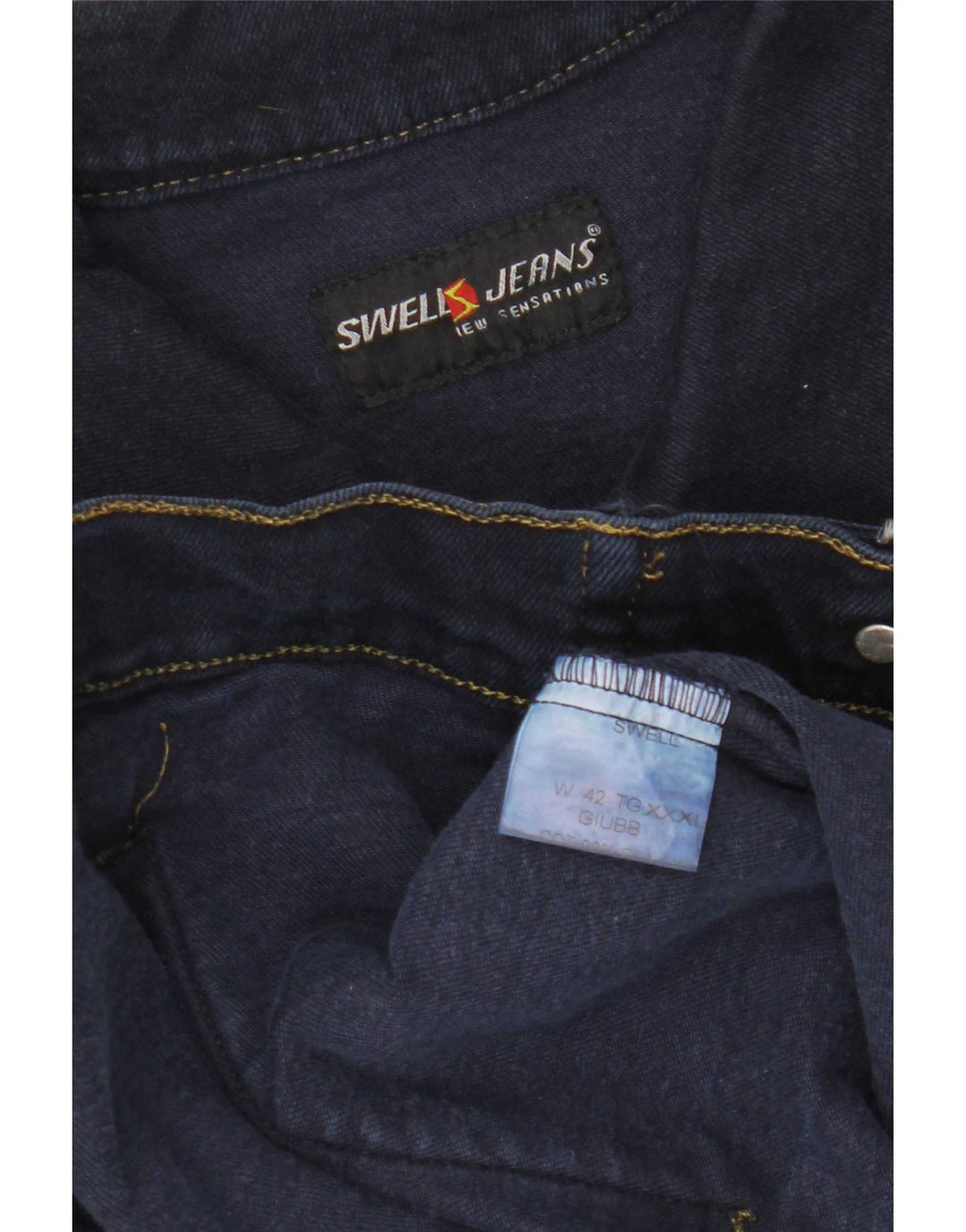 Vintage denimjakke til mænd UK 46 3XL Navy Blue