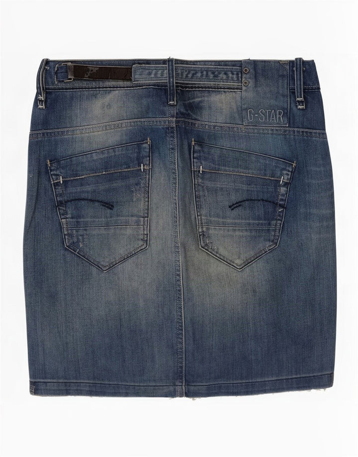G-Star Dame Denim Nederdel W26 Lille Blå Bomuld