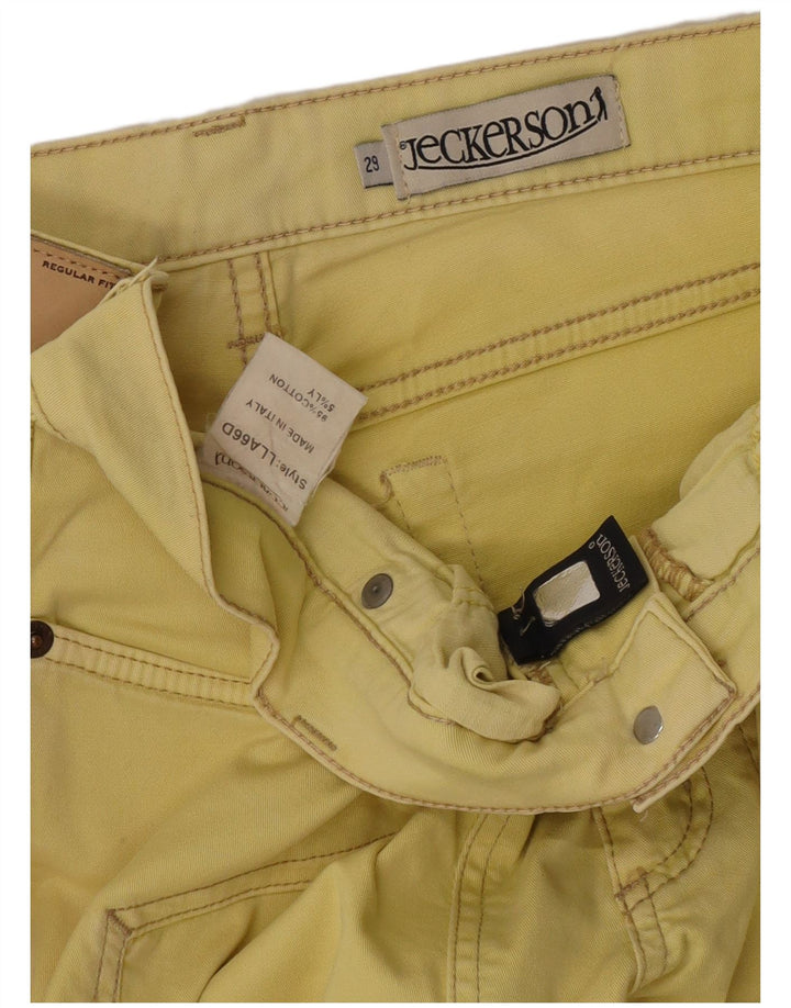 Jeckerson Dame Bootcut Jeans W29 L28 Gul Bomuld