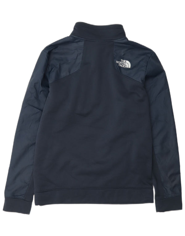 The North Face Boys Zip Neck Sweatshirt Jumper 14-15 år XL Navy Blue