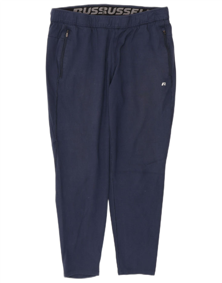 RUSSELL ATHLETIC Herre træningsdragt Bukser Large Navy Blue Rayon