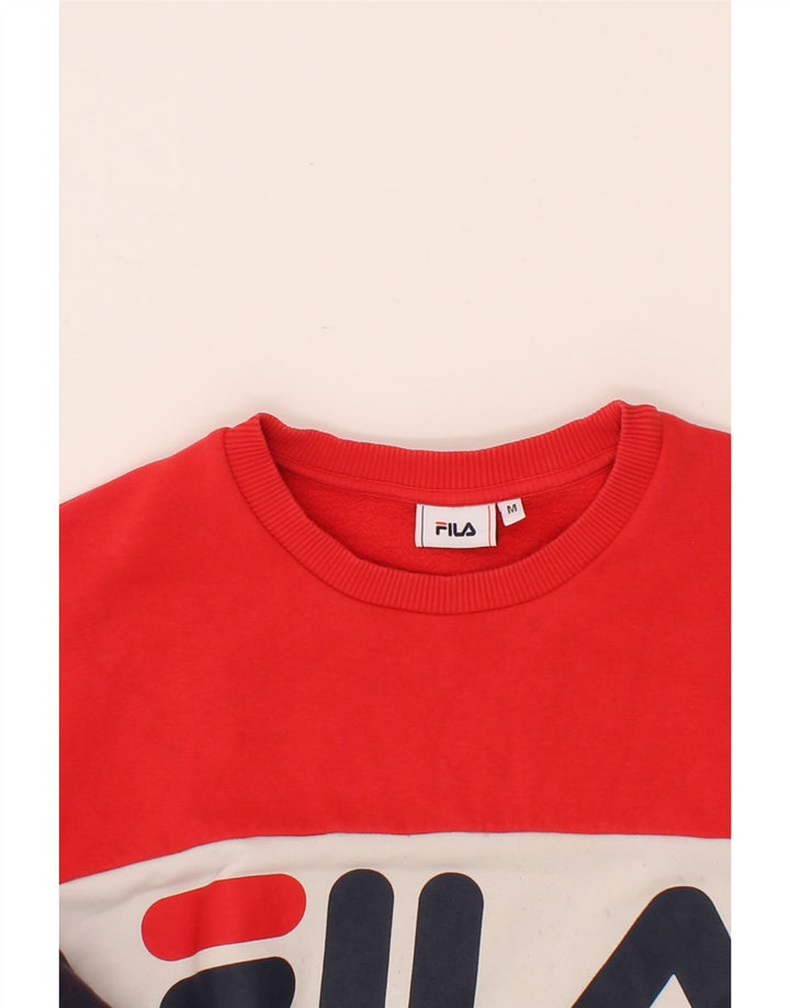 FILA Herre grafisk sweatshirt Jumper Medium Flerfarvet Colourblock