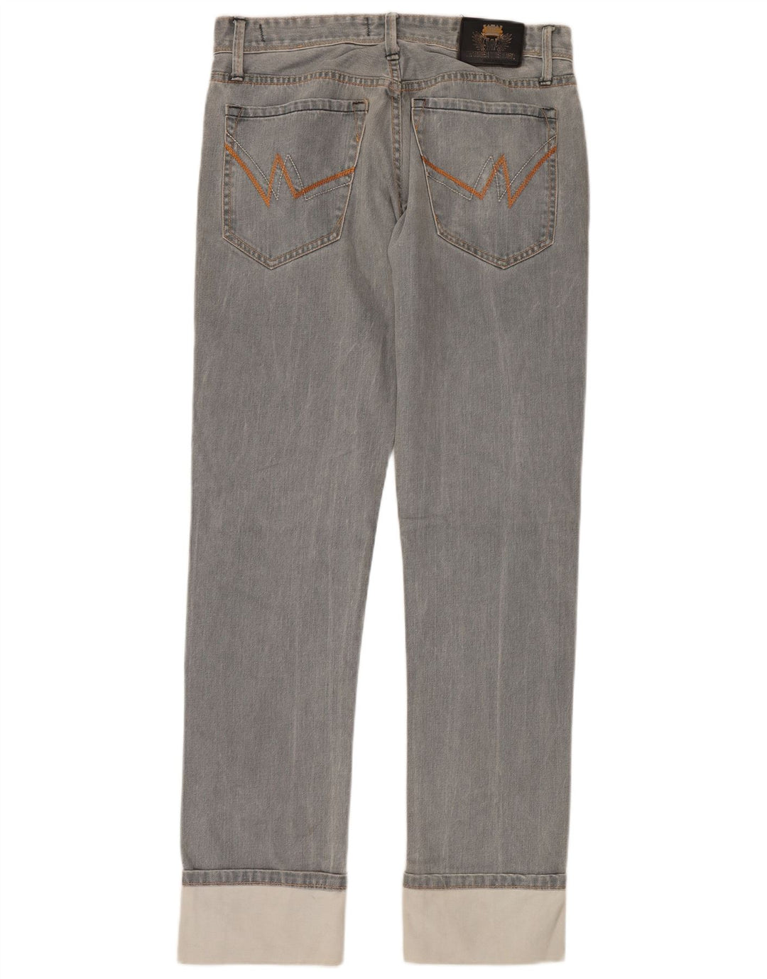 WARREN WEBBER Straight jeans til mænd W32 L35 Grå bomuld