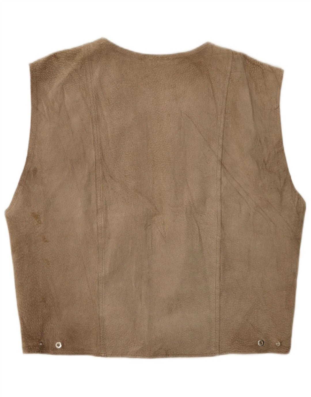 Vintage herre ruskindsvest Medium Beige