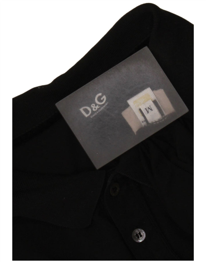 Dolce & Gabbana herre poloshirt Medium Sort