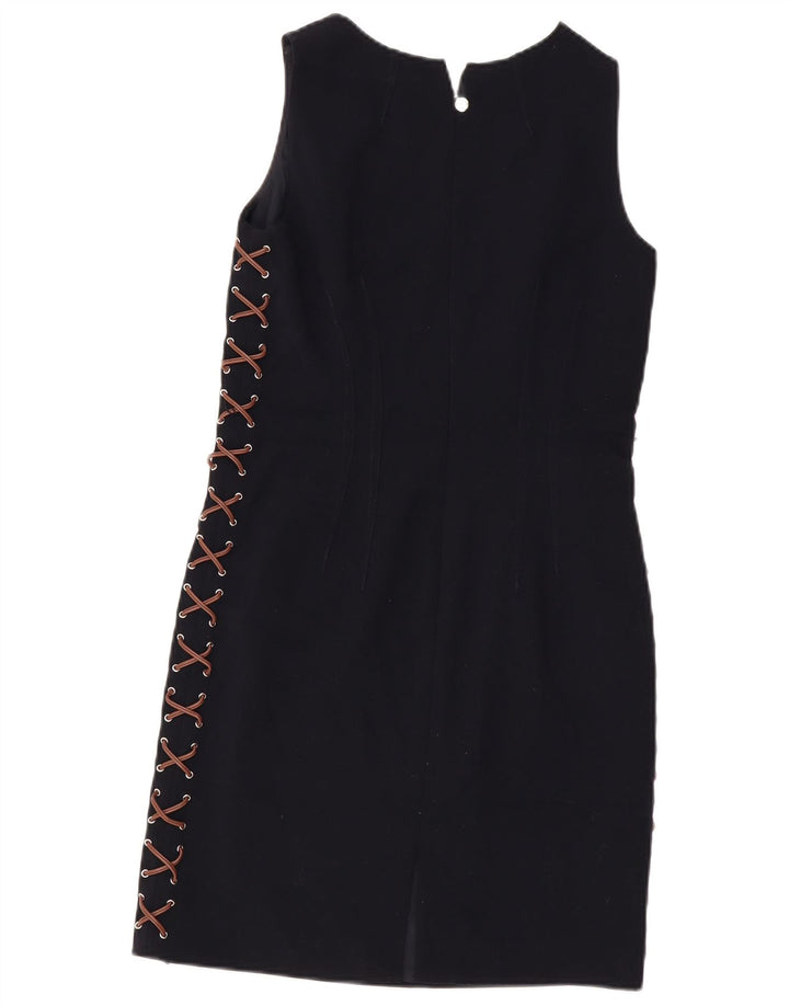 Michael Kors Dame Ærmeløs Bodycon Kjole US 4 Small Navy Blue Polyester