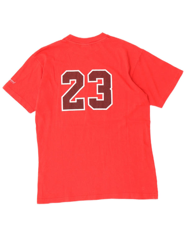 Champion Boys Bulls Grafisk T-Shirt Top 13-14 år XL Rød Bomuld