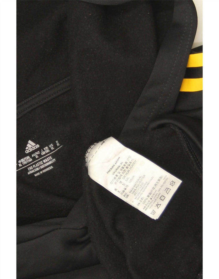 Adidas Grafisk hættetrøje til mænd XL sort polyester