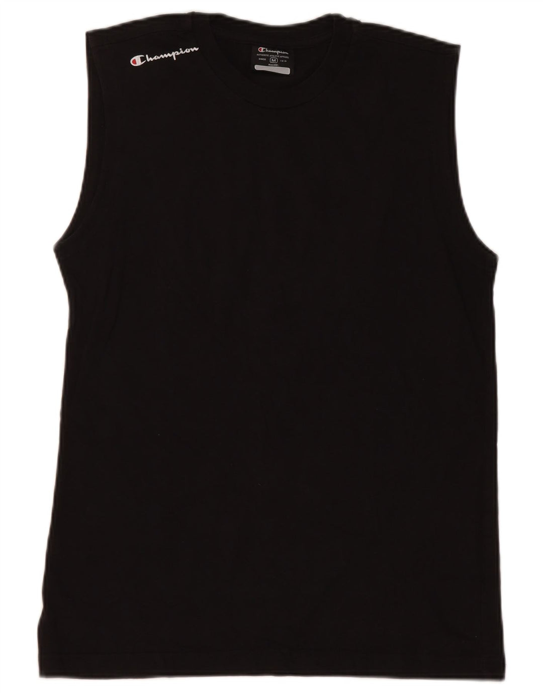 Champion Damevest Top UK 12 Medium Sort Bomuld