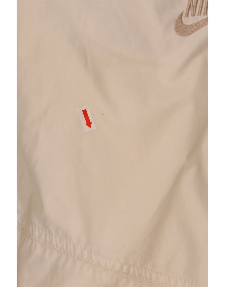 NIKE Womens Straight Capri Trousers UK 12 Medium W34 L21  White Vintage Nike and Second-Hand Nike from Messina Hembry 