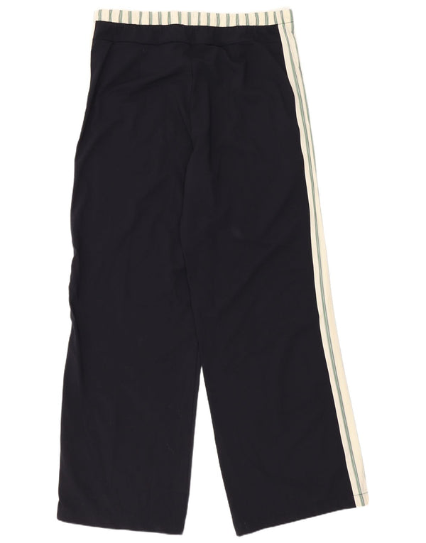 Zara Damebukser med brede ben Large W30 L32 Marineblå Colourblock Polyester
