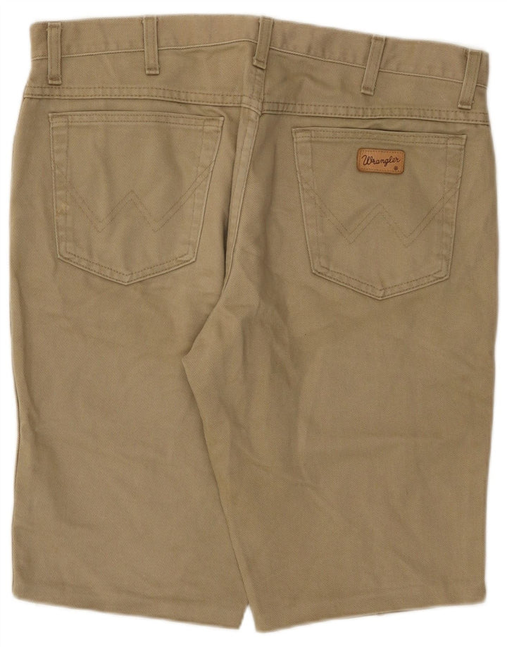 Wrangler Herre Texas Denim Shorts W36 Large Beige Bomuld