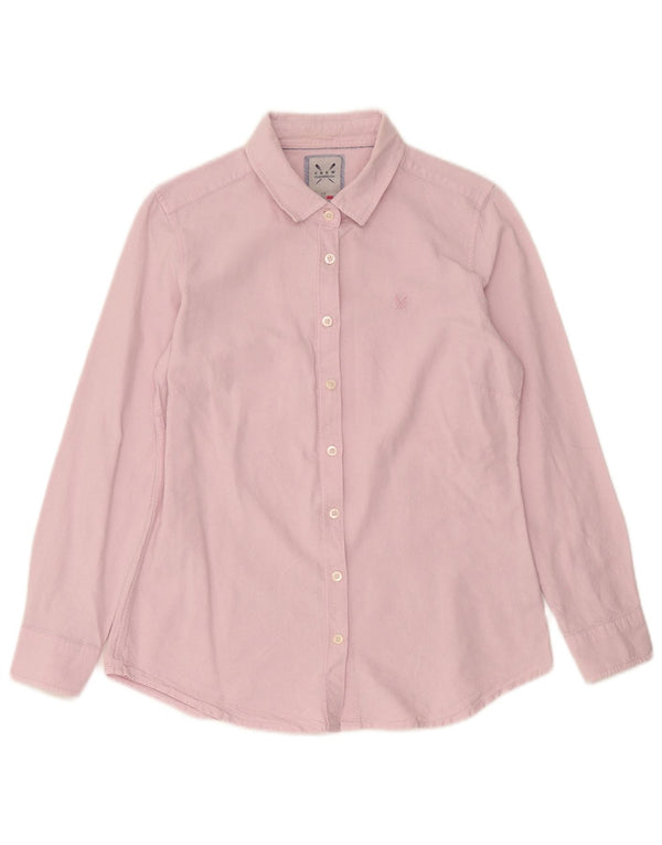 Crew Clothing Dameskjorte UK 12 Medium Pink Bomuld