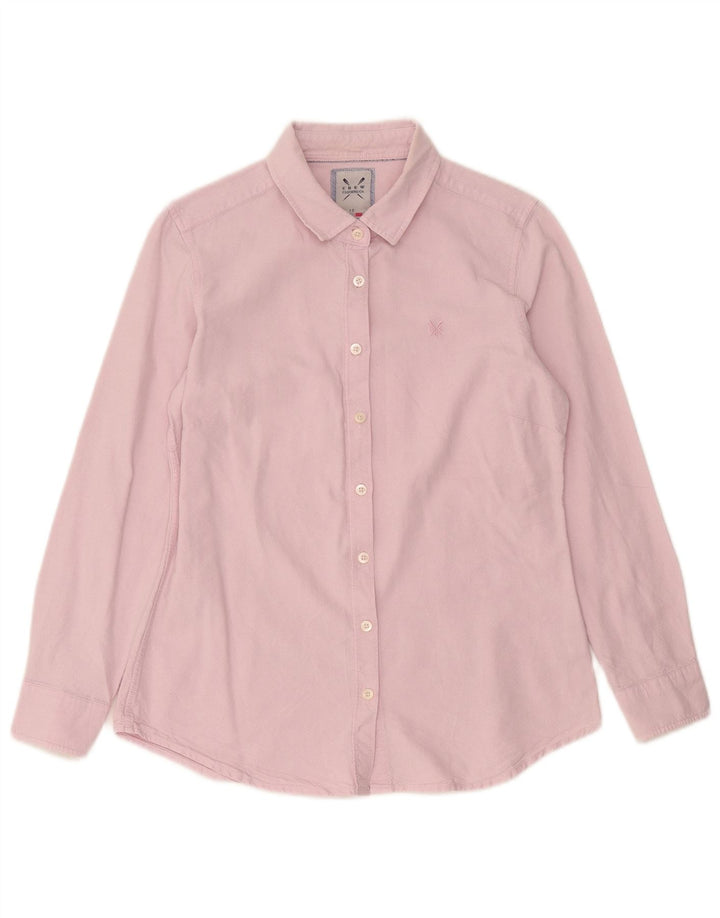 Crew Clothing Dameskjorte UK 12 Medium Pink Bomuld