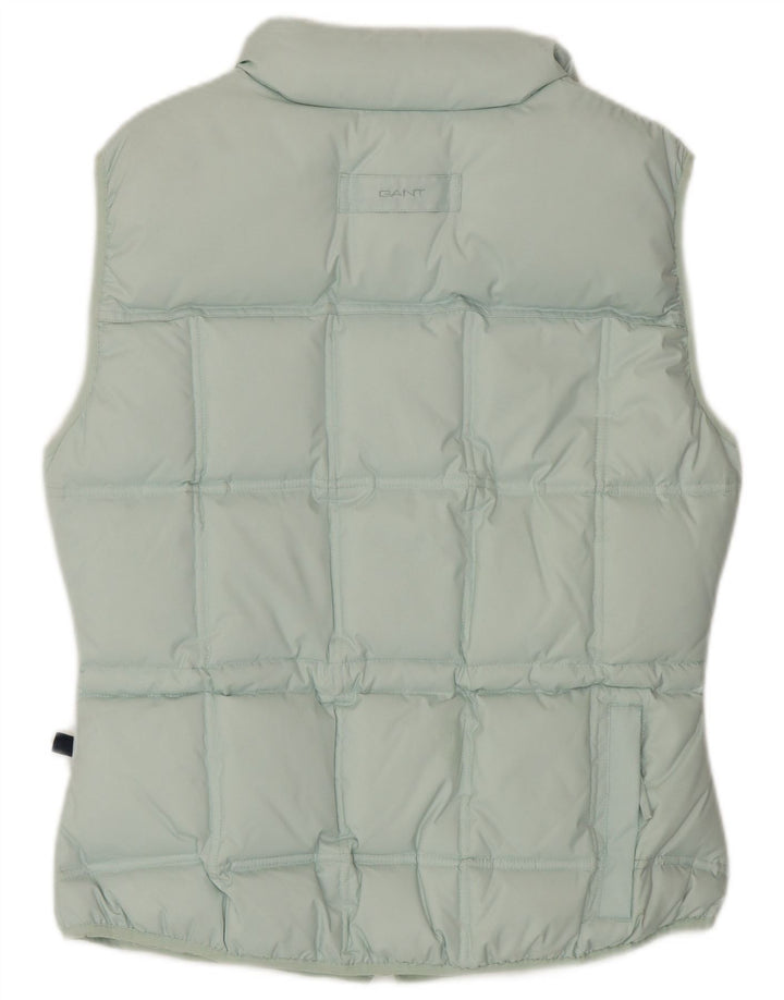 GANT Dame Polstret Gilet UK 14 Medium Turkis Polyester