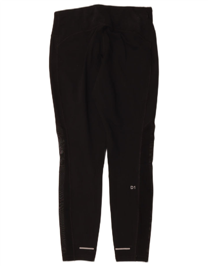 Asics Womens Leggings UK 12 Medium Black Polyester
