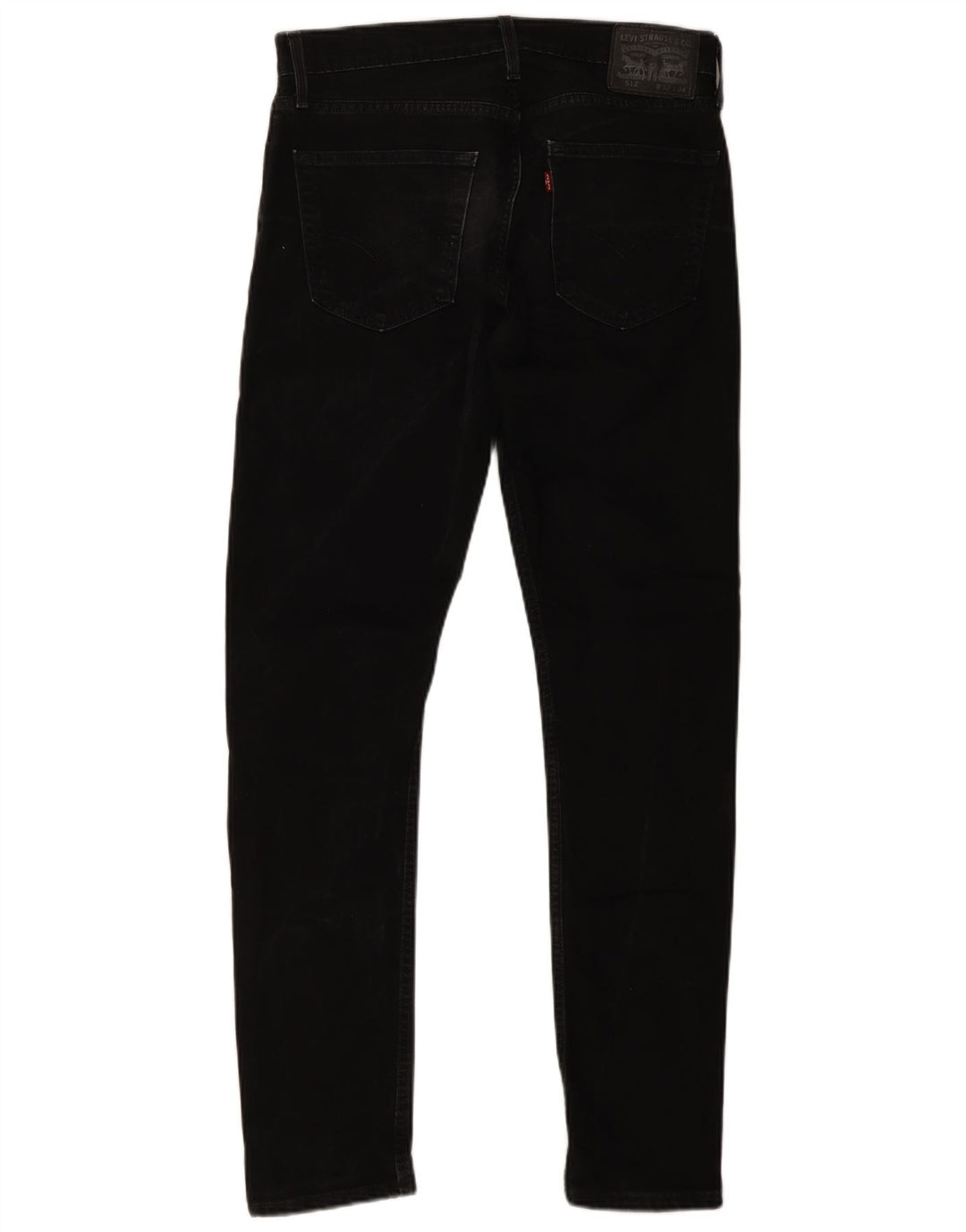 Levi's Herre 512 Slim Tapered Jeans W32 L34 Sort Bomuld