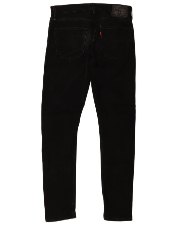 Levi's Herre 512 Slim Tapered Jeans W32 L34 Sort Bomuld