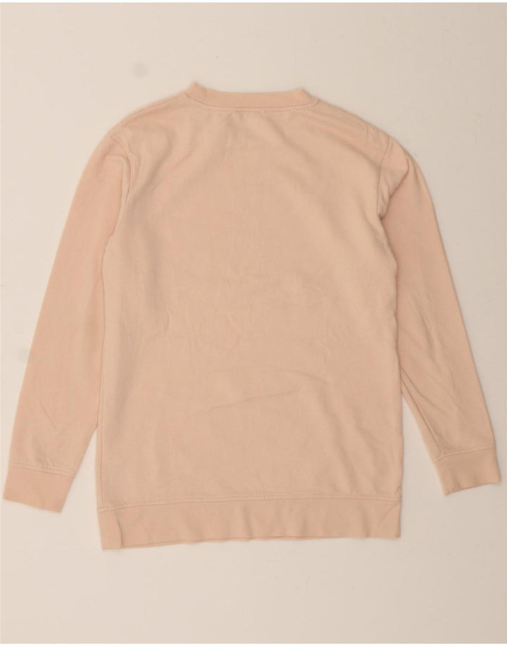 JACK WILLS Womens Longline Oversized Sweatshirt Jumper UK 8 Small Pink Vintage Jack Wills and Second-Hand Jack Wills from Messina Hembry 