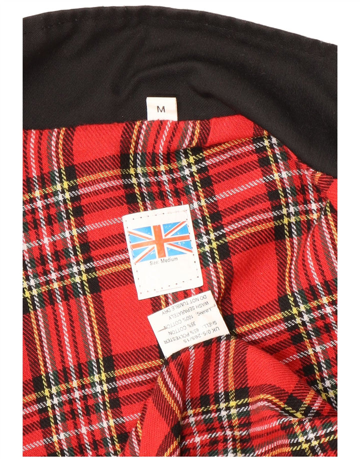 Vintage Bomber Jacket UK 38 Medium Sort Polyester