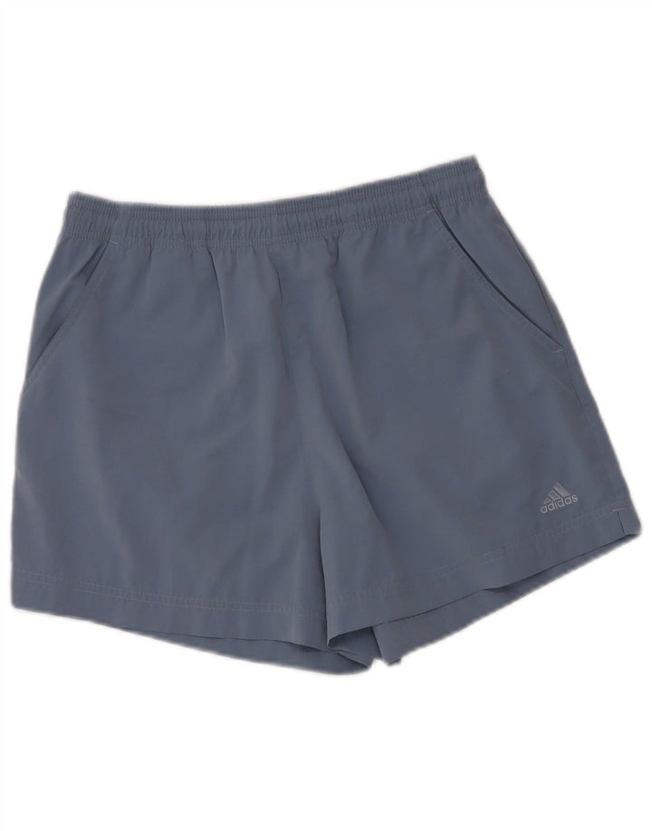 Adidas Sportsshorts til kvinder UK 12 Medium Blue Polyester