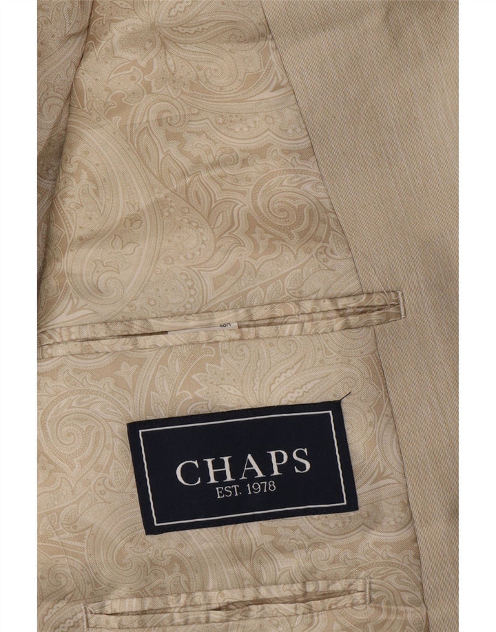 Chaps Herre 2-knaps blazerjakke UK 48 4XL Beige Polyester