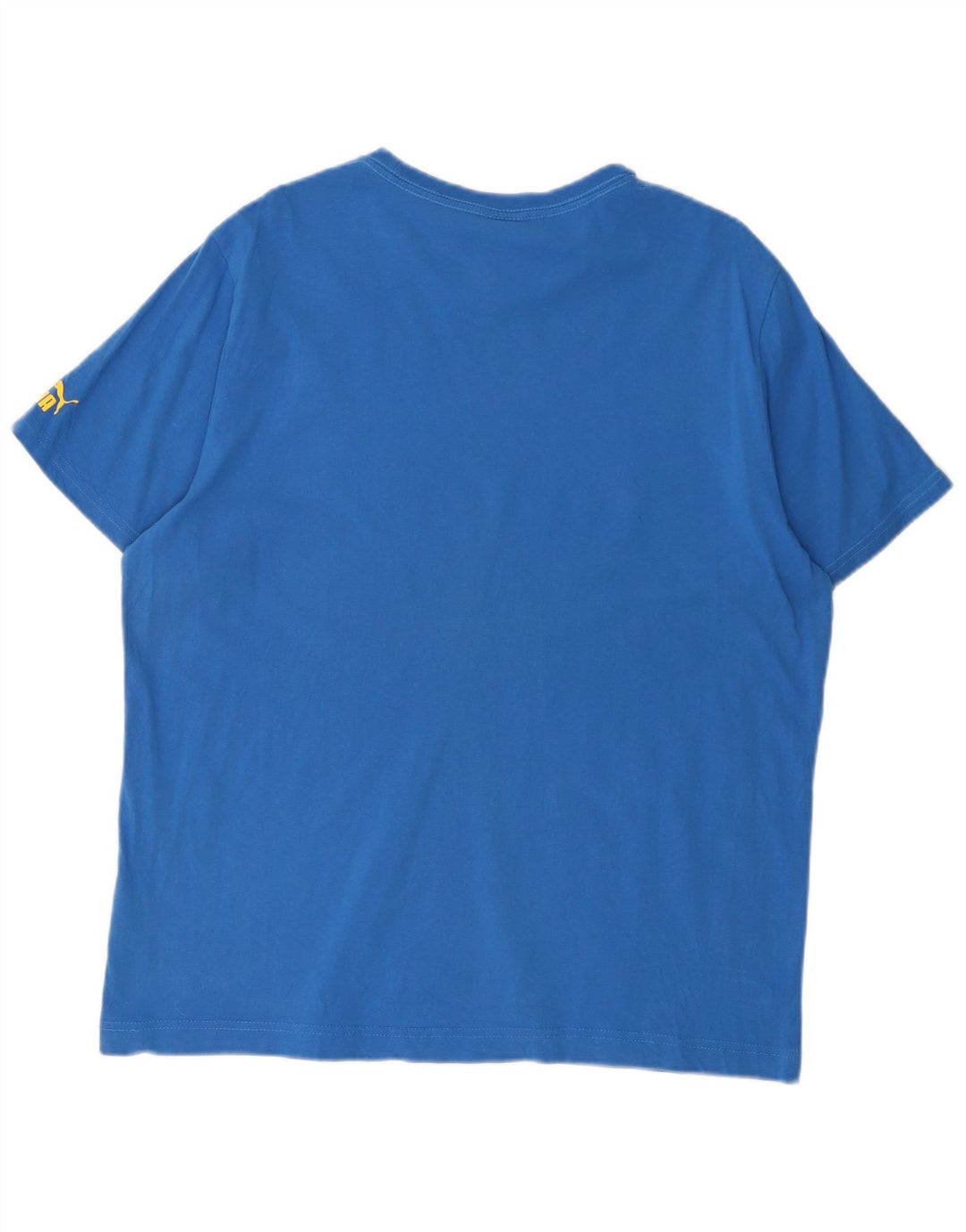 PUMA Grafisk T-shirt top til mænd XL Blå