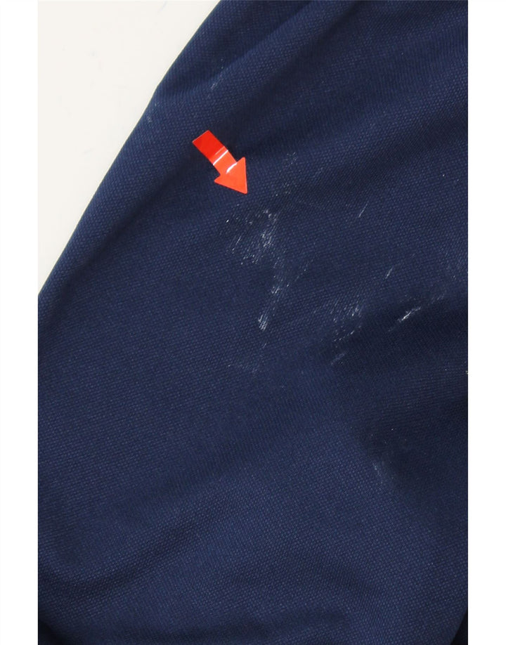 ADIDAS Mens Aeroready Zip Neck Pullover Tracksuit Top XL Navy Blue Vintage Adidas and Second-Hand Adidas from Messina Hembry 