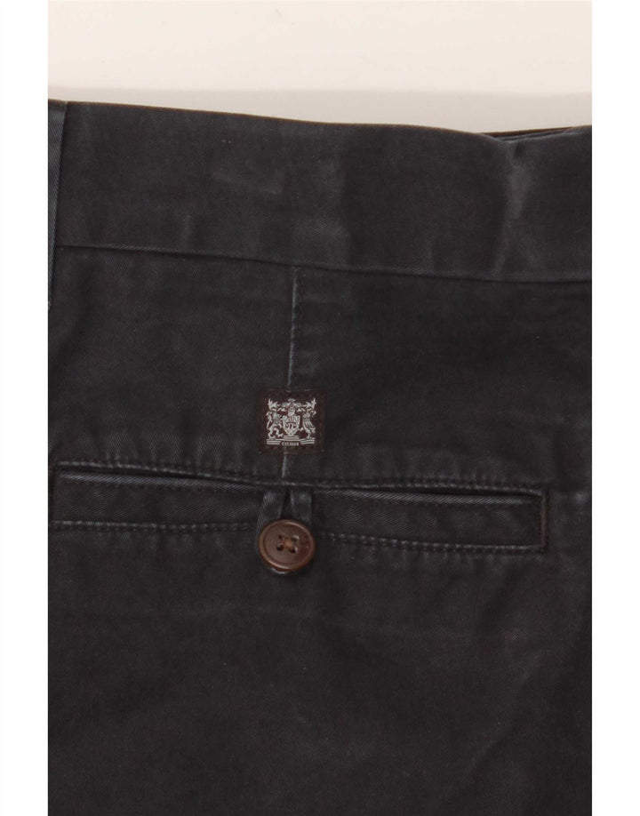 Marks & Spencer Herre Regular Fit Chinobukser W34 L29 Sort bomuld