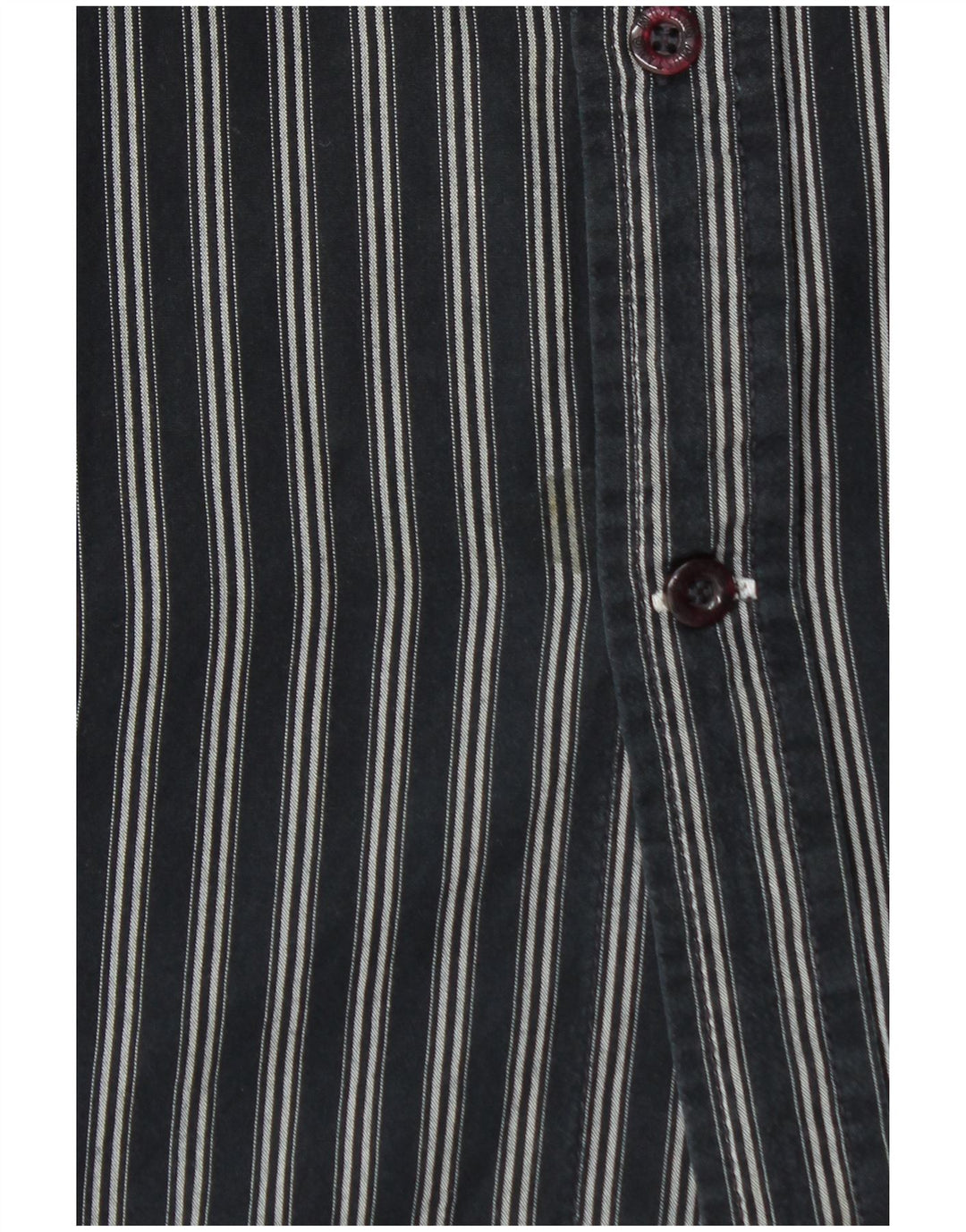 MUSTANG Herreskjorte Stor sortstribet bomuld