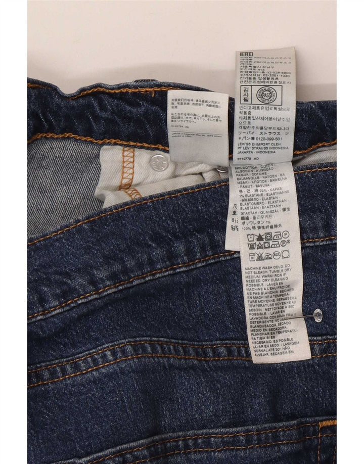 Levi's Herre 502 tilspidsede jeans W36 L30 blå bomuld