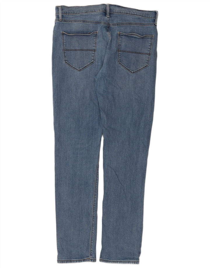 Marks & Spencer Herre Slim Jeans W34 L33 Blå Bomuld